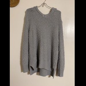 Green Tea Popcorn Hooded Tunic Sweatshirt